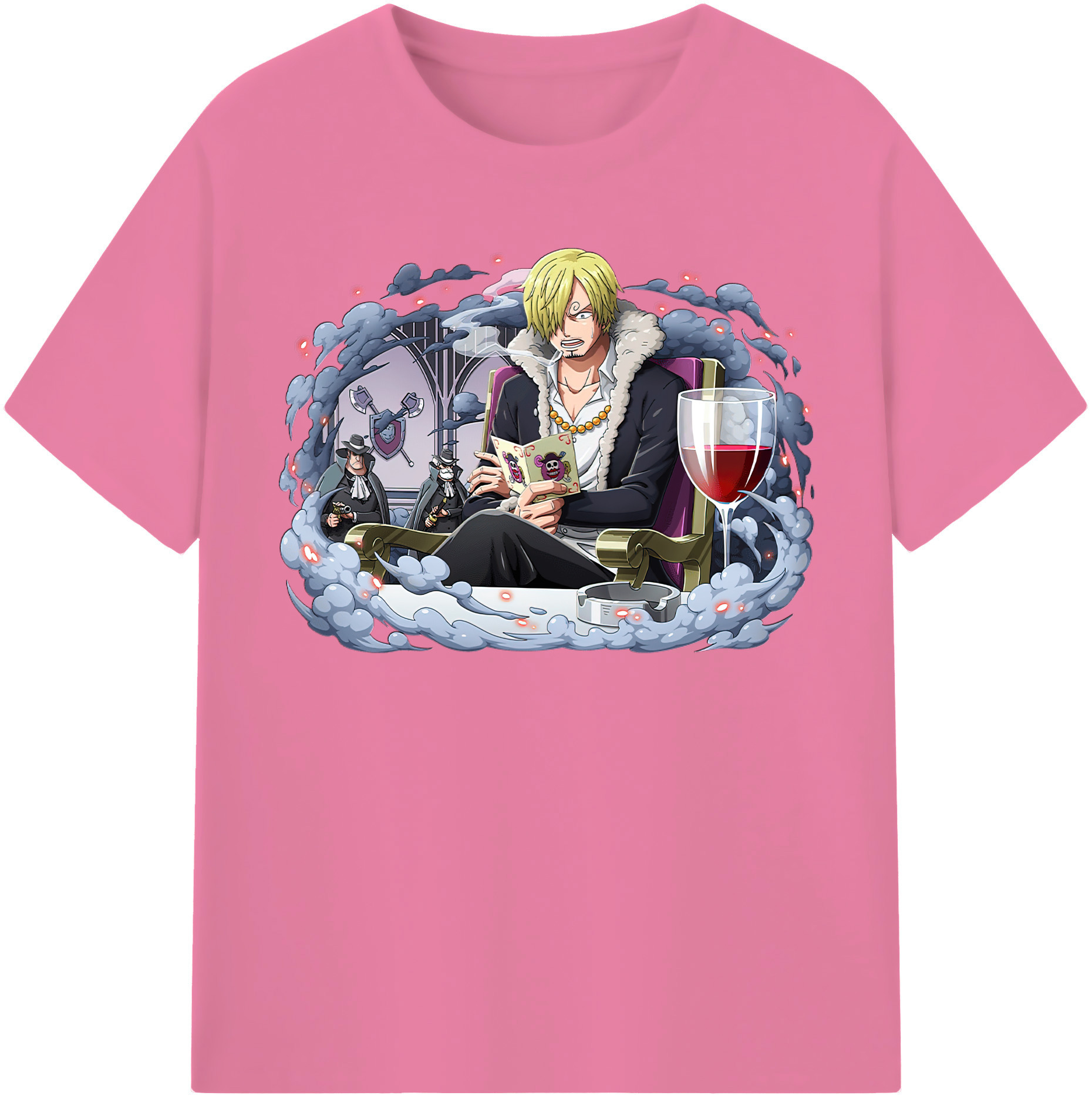 ワンピース サンジ ONE PIECE Sanji 綿100％半袖Tシャツ（フロントプリント）